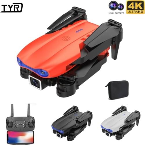 TYRC 2021 NEW K3 Rc Drone 4k HD Wide-angle Dual Camera 4K WIFI Fpv Air Pressure Altitude Hold Foldable Foldable Quadcopter Toys