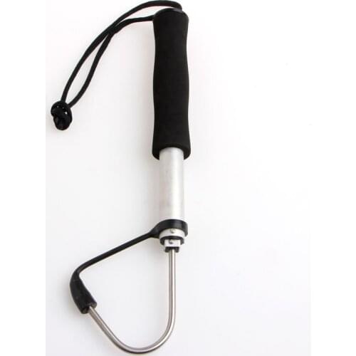 New Telescopic Retractable Fish Gaff Stainless Ice Sea Fishing Spear Hook Tackle New 2020