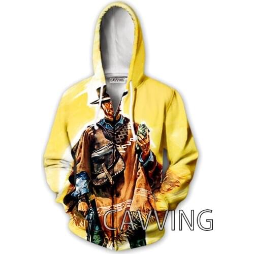 CAVVING 3D Print The Good The Bad The Ugly Zipper Hoodies Zip Up Hooded Sweatshirt Harajuku Hoodie Sweatshirt for Men/women