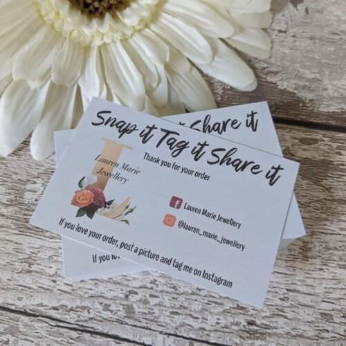 Caddsgn Logo Business Cards 200pc/500pc/1000pc/lot Paper business card 300gsm Snap Cards Double Standard Sided Shipping 90*54mm