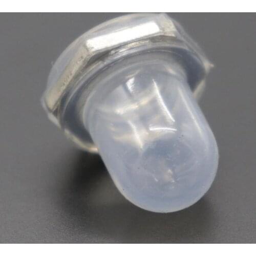 5A Push Button Reset Circuit Breaker, DC 50V AC 125/250V Thermal Overload Protector with Transparent Waterproof Button Cap