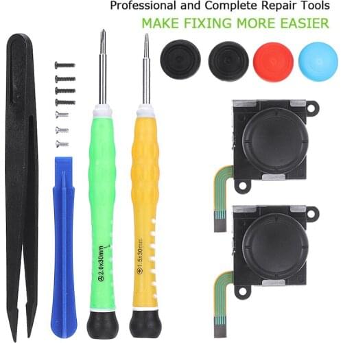 For Nintend Switch NS Joy-Con 1pc Durable 3D Analog Stick Replacement Part Gamepad Thumb Stick Repair Tool Kit Pohiks