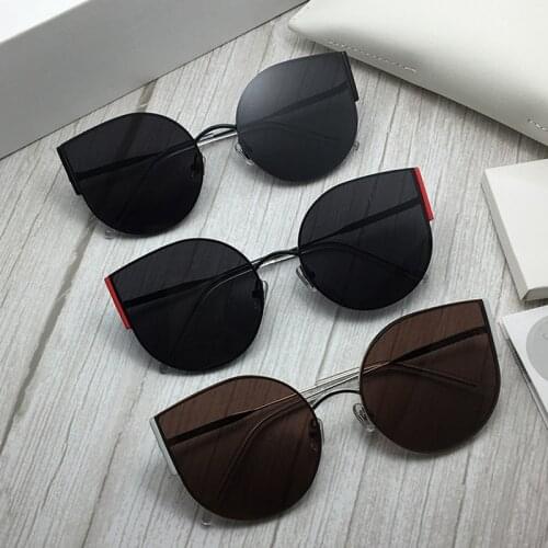 Korea Brand Designer GENTLE CHAMELEON Sunglasses UV Protection Cat Eye Sun Glasses Women Men With Original Box