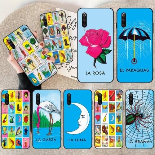 Mexican Bingo Loteria Phone Case for Xiaomi Mi Note 10 Lite Mi 9T Pro xiaomi 10 10 CC9 Pro 9SE