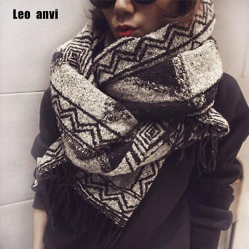 Fashion Printing wine Red Scarf Winter Thicken Warm Shawls and Scarves for Women Cashmere Brand Scarf Woman Wrap ladies scarves
