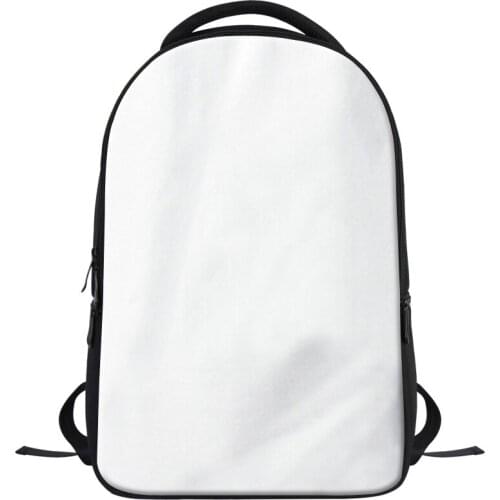 Men Outdoor Travel Backpack DIY Blank Sublimation Printing School Bag For Laptop Teen Custom Logo Bookbag For College Students