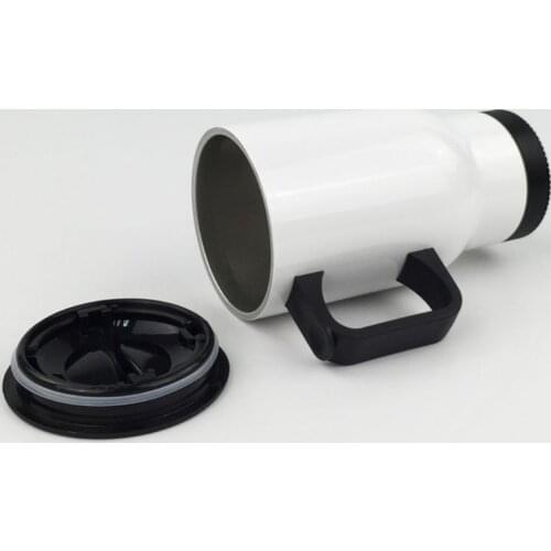 Stainless Steel White Travel Blank Sublimation Mug For Heat Press Printing 450ml Thermos Cup wholesales