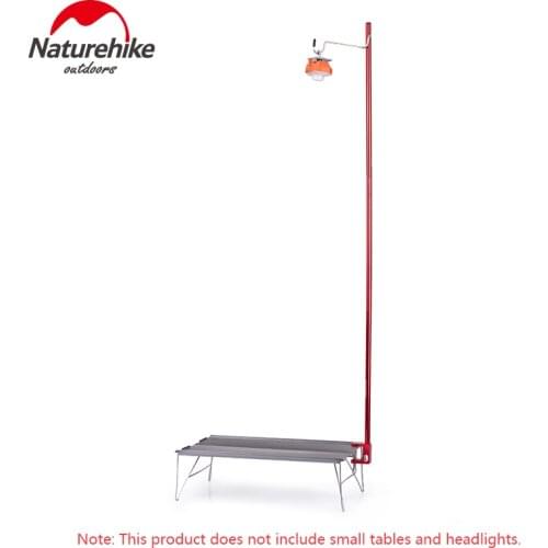 Naturehike Outdoor Camping Picnic Portable Light Pole Travel Aluminum Alloy Folding Camp Tent Light Pole Outdoo Strong Headlight