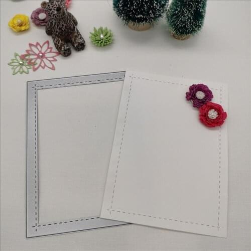 Frame border Metal Cutting Dies New for Scrapbooking DIY Album Embossing Folder Paper Card Maker Template Stencils