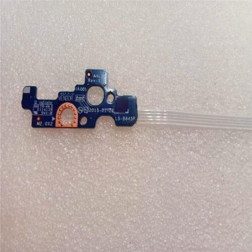 WZSM New Power Button Board with Ribbon Cable for Dell Inspiron 17 5755 5758 5759 Inspiron 14 5455 T2CVC LS-B845P