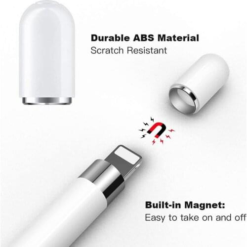For Apple Pencil 1st Generation Charging Adapter Pencil Magnetic Replacement For Cap Pencil Tip Nib Spare Replace