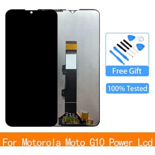 For Motorola Moto G10 Power PAMR0002IN LCD Display Touch Screen Digitizer Assembly Free Tools