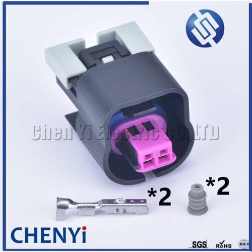1 set 2pin GM Opel Insignia, connector for the valve of the gas distribution phases waterproof connector 15336004