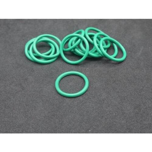 10pcs CS 2mm OD 29~52mm Green FKM Fluorine Rubber O Ring Sealing Gasket Insulation Oil High Temperature Resistance Green