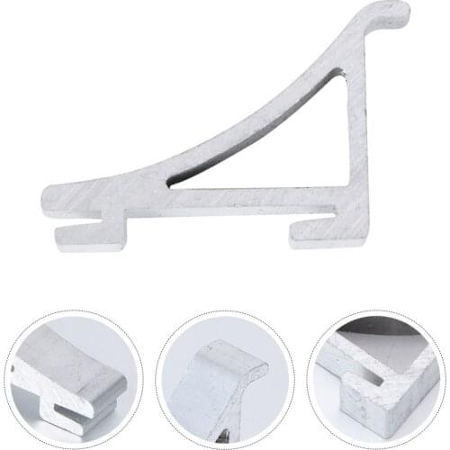 8Pcs Freezer Shelf Clips Refrigerator Support Hooks Cooler Shelf Brace Freezer Clips (Aluminium Size 4)