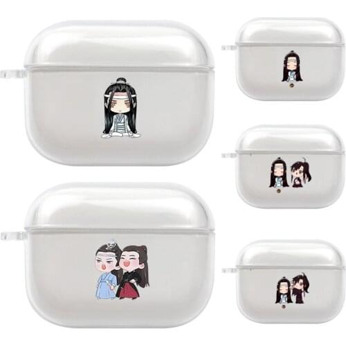 Cartoon The Untamed Lan Zhan Wei Ying TPU Case For Airpods Pro Earphone Case For Airpods Wireless Bluetooth Case For AirPods 3