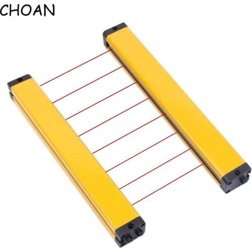 CHOAN SN2008T 20mm 8 beams punch protector Infrared sender receiver Safety light curtain Safety grating Light sync DC 12 24 V