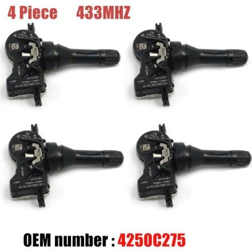 4 Piece 4250C275 S180150004 433MHZ Tire Pressure Monitor TPMS Sensor FOR Mitsubishi PAJERO PAJERO SPORT III 2014-2025
