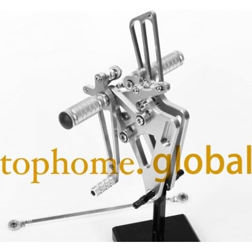 For Honda CBR400 NC29 1993 - 1999 Motorcycle Parts Silver CNC Rearsets Foot Pegs Rear Set footpeg 1994 1995 1996 1997 1998