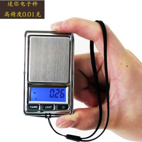 0.01g 200g Mini Electronic Diamond Gram Pocket Scale 0.01g Accuracy LCD Digital Jewelry Scales Lab Gem Carat Weight Balance