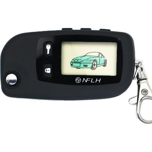 D-900 with flip key LCD Remote Controller Keychain Key Fob for TOMAHAWK D 900 D-700 LR-950LE Two-Way Car Alarm System