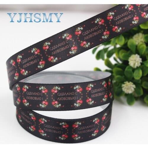 YJHSMY 176183 16mm 10yards Butterfly Ribbon Sublimation Printing Grosgrain Wedding Accessories DIY Handmade