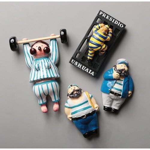 Mauritius dodo refrigerator captain sailor 3D fridge magnets magnetic sticker refrigerator decoration sticker collection toy git