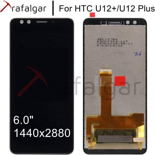 Original 6.0" Display For HTC U12+ U12 Plus LCD Display Touch Screen Digitizer Panel Assembly Replacement For HTC U12 Plus LCD