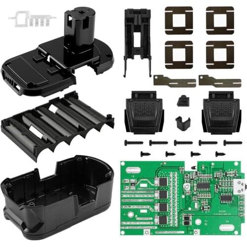 P108 Battery Plastic Case Charging Protection Circuit Board PCB Box Shell For RYOBI 18V P103 P107 BPL-1815/1820G/18151/1820 ONE