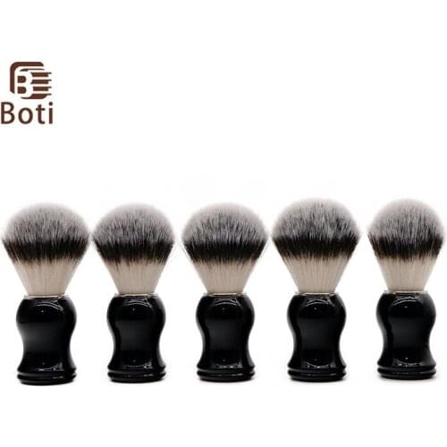 Boti Brush-Whole Shaving Brush 3 Color Synthetic Hair Knot Class A Bulb Type and ABS Handle Mens Morning Cleaning Beard Tools