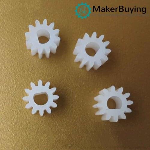 D-hole gear 3mm12 teeth N20 reduction motor gear plastic gear D-hole reduction motor gear