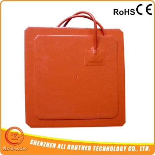 Silicone 12 Volt Electric Heaters for 3d Printer, 300x300mm 270w