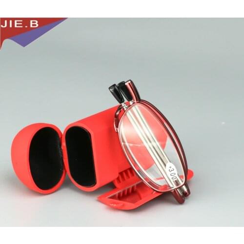 2019 Folding Anti Fatigue Reading Women Glasses High Grade Foldable Pocket Presbyopia Reader Hyperopia Eyewear+1+1.5+2+2.5+3+3.5
