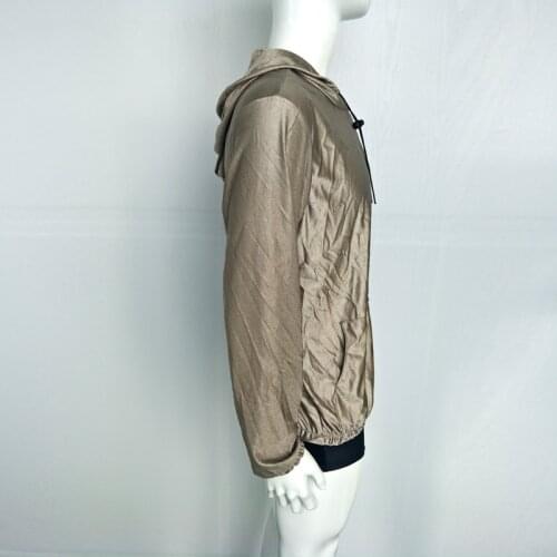 Block emf hoody 100% silver fabric clothes
