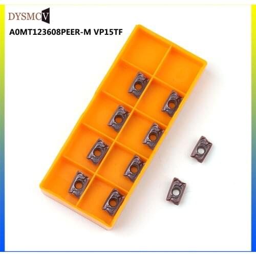 Carbide insert AOMT123608 PEER M VP15TF high quality CNC mechanical milling cutter carbide cutter lathe tool
