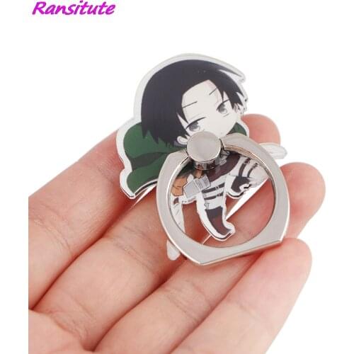R1657 Anime Attacking Giant Universal Fashion Mobile Phone Ring Stand Anti-drop Ring Buckle Lazy Bracket Phone Accessories Gift
