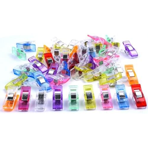 10 Pcs Multicolor Sewing Clips Plastic Clips Crafting Crocheting Mixed Binding Safety Clips Assorted Clips Home Supply