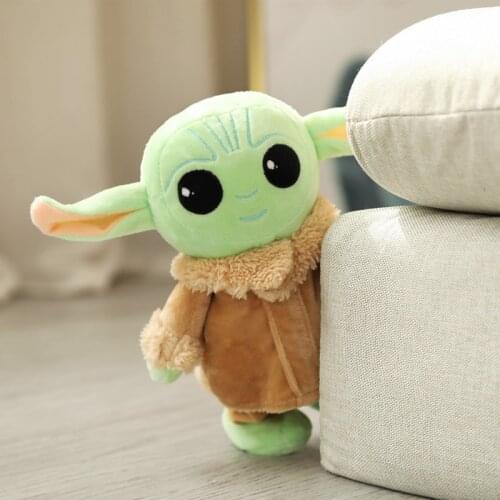 22cm Force Awakens Baby Yoda Electric Walking Talking Plush Toys Star Children Peluche Cute War Wisdom Master Stuffed Toy