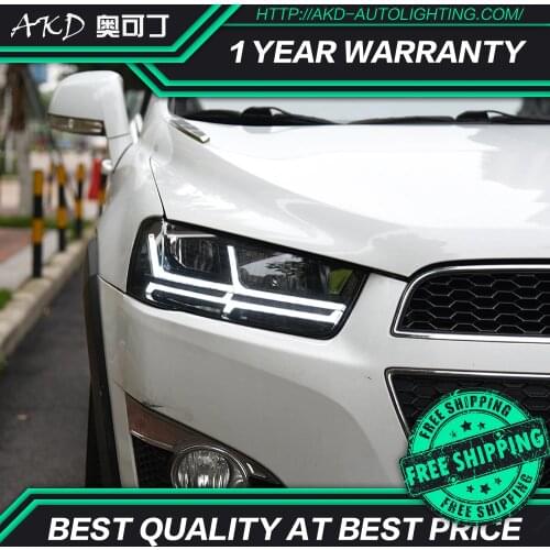 AKD Car Styling for Chevrolet Captiva Headlights 2011-2018 Dynamic Turn Signal LED Headlight Q7-Design DRL Auto Accessories