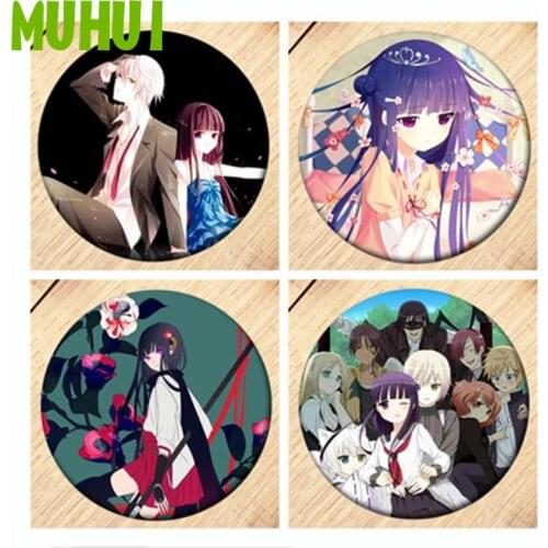 Anime Character Cartoon Inuyasha Inu x Boku SS Brooch Pin Badge Accessories For Clothes Backpack Decoration Girls gift B152