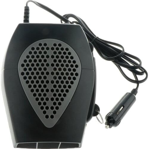 Car Heater Fast Heating Quickly Defrosts Defogger Plug in Cigarette Lighter