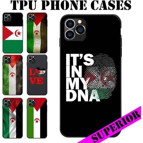 Western Sahara Flag Coat of Arms Soft TPU Phone Cases Cover For XIAOMI 5 6 8 9 MAX MIX NOTE LITE PRO CC SE Blackshark helo 2 3