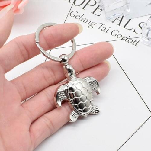 Longevity Turtle Keychain Key Ring Creative Car Keychain Key Pendant Llaveros Para Mujer Chaveiro Popular Jewelry Accessories