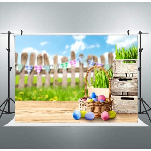 Easter eggs backdrop for photography spring party decor background Nature Landscape Child Portrait Photo Studio Props vinyl