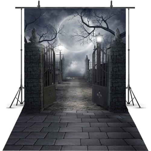 Halloween Theme Photocall Pictorial Cloth Seamless Customized Photography Backdrop Background Studio Prop Halloween Party Prop