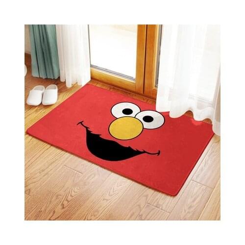 Sesame Street Red Customized Anime Mat Decoration Home Carpets Cartoon Rug Bedroom Floor Mats Bath Plush Rugs Doormat NEW