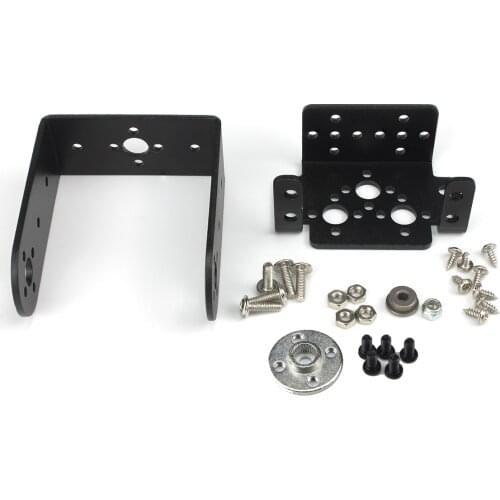 Robot Servo Mount Set Steering Gear Pan Multifunctional Mechanical Bracket 25T Arm Disc For Gimbal RC Car Boat MG995 MG996R