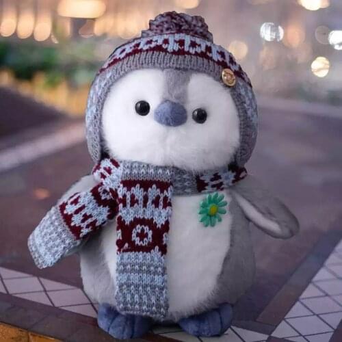 Cute Penguin Stuffed Toy Child Play Toy Comfortable PP Cotton Bolster Children Kid Birthday Christmas Gift Plush Toy