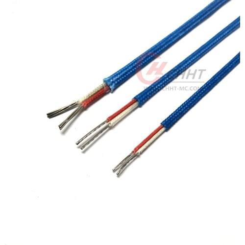 K-Type Stranded Thermocouple Nichrome Alloy Wire Glass Fiber Insulation