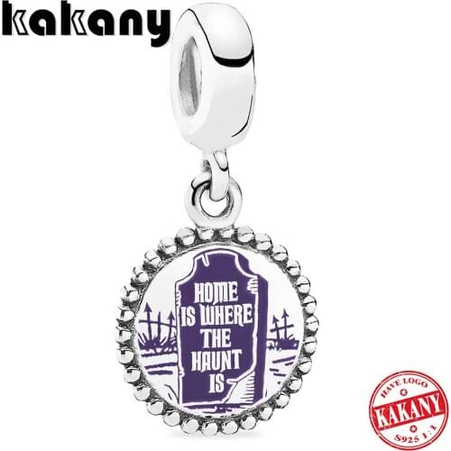 Kakany 2019 Fashion New 7501057372547 Home is where the haunt is DIY Pendant Simple Wild Send Girlfriend Best Recommended Gift